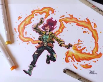Liz Sherman from Hellboy