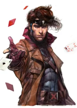 Gambit print by Berto Martinez