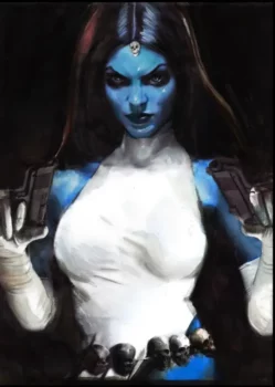 Mystique print by Berto Martinez